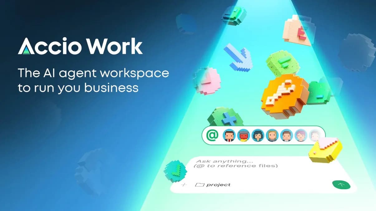 Accio Work AI Agent 工作空间官方视觉